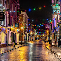 Buy canvas prints of Night Lights,  by Anthony Rigg