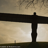 Buy canvas prints of Angel Of The North  by Anthony Rigg
