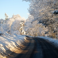 Buy canvas prints of Winter Roads by Kenny McNab