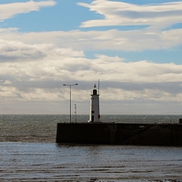 Buy canvas prints of Anstruther Lighthouse by Kenny McNab
