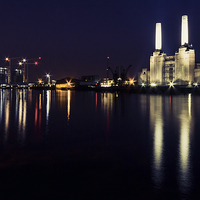 Buy canvas prints of Battersea Power Station. by Tristan Morphew