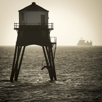 Buy canvas prints of Dovercourt Lighthouse. by Tristan Morphew