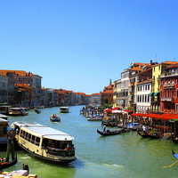 Buy canvas prints of  A View of Venice by Michael Wood