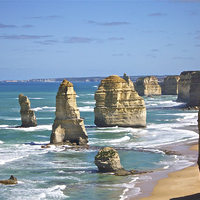 Buy canvas prints of   The 12 Apostles a second look by Michael Wood