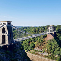 Buy canvas prints of The Clifton Suspension Bridge by Michael Wood