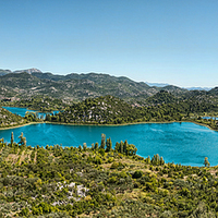 Buy canvas prints of Beautiful Lake in Croatia by Robert Parma