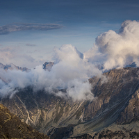 Buy canvas prints of Cumulus in the Tatra Mountans by Robert Parma