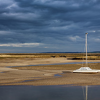 Buy canvas prints of Stranded at low tide by Dave Angood