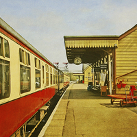 Buy canvas prints of Wansford Station by Lesley Mohamad