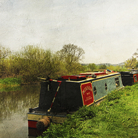 Buy canvas prints of Oundle Backwater by Lesley Mohamad