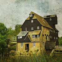 Buy canvas prints of Houghton Mill by Lesley Mohamad