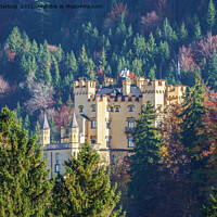 Buy canvas prints of Hohenschwangau Castle In Autumn by rawshutterbug 