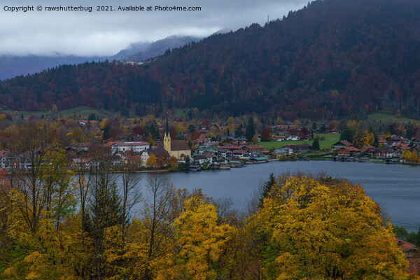 Rottach-Egern on the Tegernsee  Picture Board by rawshutterbug 