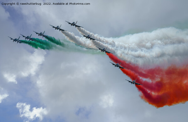 Sky Dance: Italian Air Force Aerobatics Picture Board by rawshutterbug 