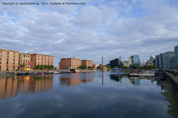 Reflection At Liverpool Salthouse Dock Picture Board by rawshutterbug 