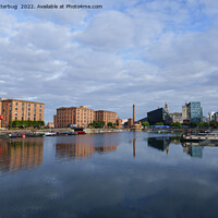 Buy canvas prints of Reflection At Liverpool Salthouse Dock by rawshutterbug 