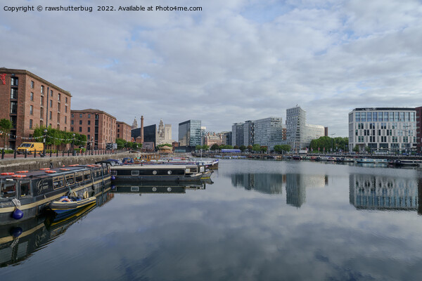 Liverpool Salthouse Dock Reflection Picture Board by rawshutterbug 