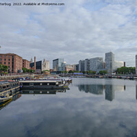 Buy canvas prints of Liverpool Salthouse Dock Reflection by rawshutterbug 