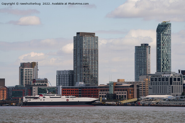 Liverpool Mersey Ferry Dock Picture Board by rawshutterbug 