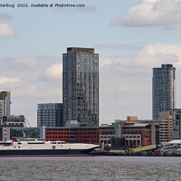 Buy canvas prints of Liverpool Mersey Ferry Dock by rawshutterbug 