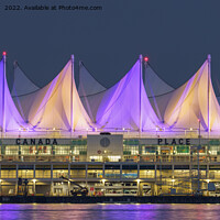 Buy canvas prints of Canada Place At Night by rawshutterbug 