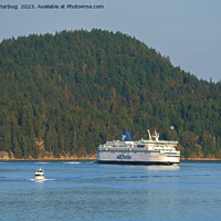 Buy canvas prints of Ferry At Miners Bay BC by rawshutterbug 