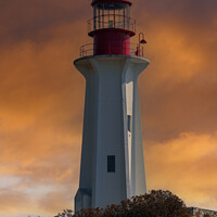 Buy canvas prints of Point Atkinson Lighthouse At Sunset by rawshutterbug 