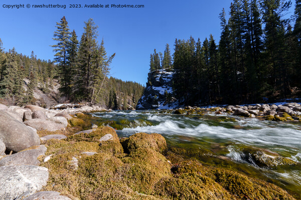 Captivating Beauty of the Athabasca River Picture Board by rawshutterbug 