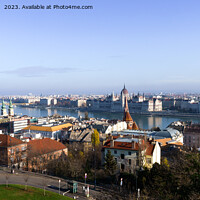 Buy canvas prints of Budapest Skyline  by rawshutterbug 