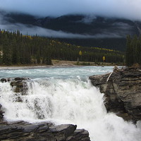 Buy canvas prints of Athabasca Falls by rawshutterbug 