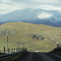 Buy canvas prints of Sutherland Mountain Road by rawshutterbug 