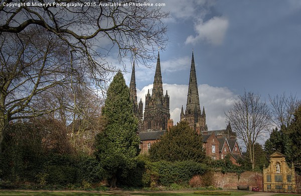 Lichfield Cathedral Picture Board by rawshutterbug 