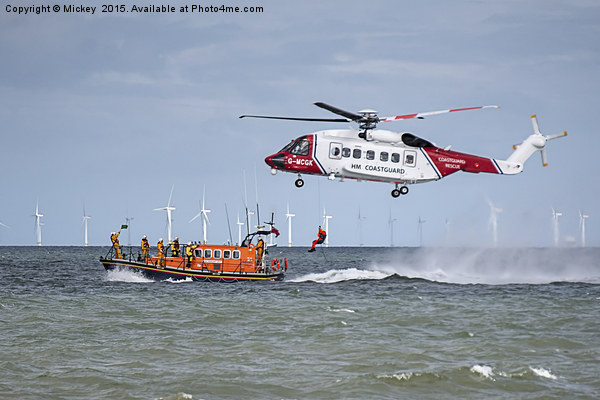 Rhyl Air Sea Rescue Picture Board by rawshutterbug 