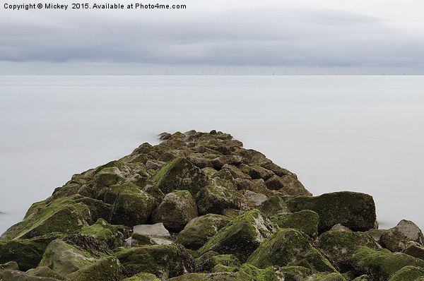 Rocky Sea Defence Picture Board by rawshutterbug 