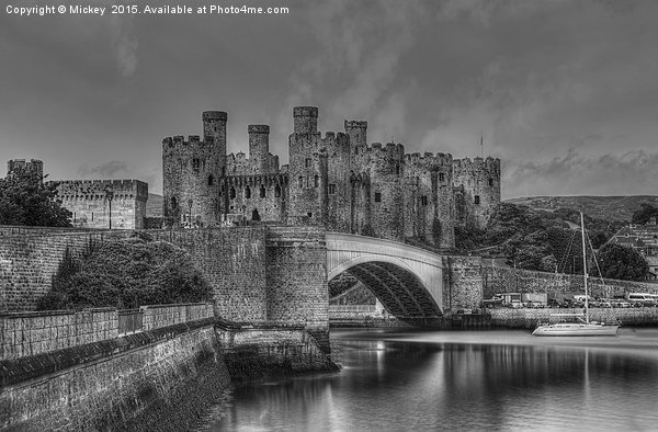 Conwy Castle Picture Board by rawshutterbug 