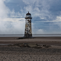 Buy canvas prints of The Talacre Lighthouse by rawshutterbug 