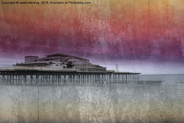 Sunset At Victoria Pier Picture Board by rawshutterbug 