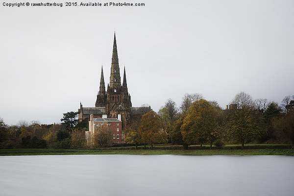Lichfield Cathedral And Stowe Pool Picture Board by rawshutterbug 