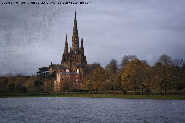 Autumn Lichfield Cathedral Picture Board by rawshutterbug 