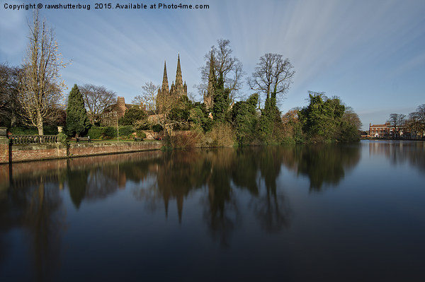 Lichfield Cathedral And Minster Pool Reflection Picture Board by rawshutterbug 
