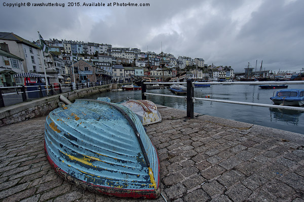 Brixham Harbour Picture Board by rawshutterbug 