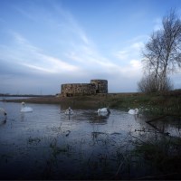 Buy canvas prints of Castle At Chasewater by rawshutterbug 