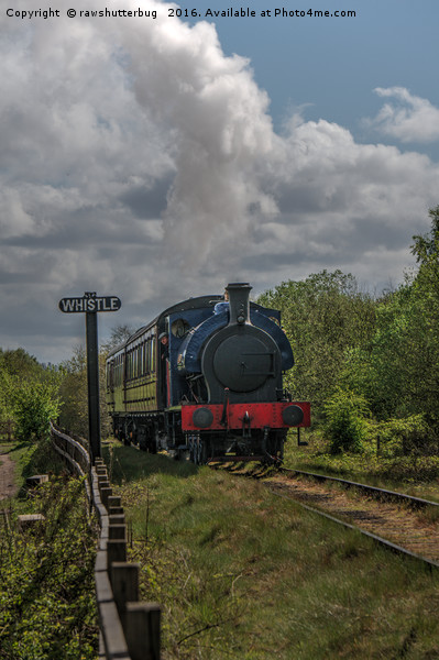 Chasewater Steam Locomotive Picture Board by rawshutterbug 