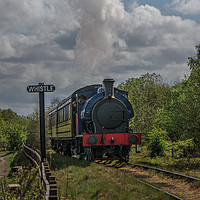Buy canvas prints of Chasewater Steam Locomotive by rawshutterbug 