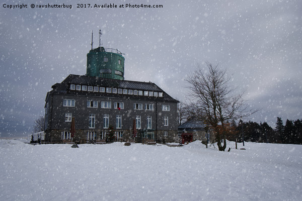 Snowy Kahler Asten Tower Picture Board by rawshutterbug 