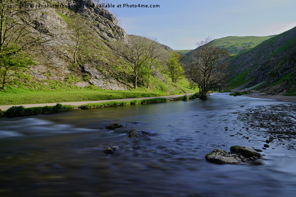 Dovedale Valey Picture Board by rawshutterbug 
