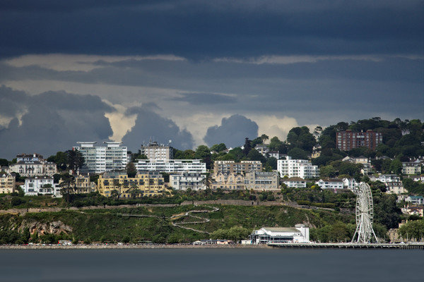 Funnel Clouds Over Torquay Picture Board by rawshutterbug 
