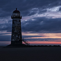 Buy canvas prints of Talacre Lighthouse At Sunrise by rawshutterbug 