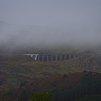 Buy canvas prints of Fog Over The Stwlan Dam by rawshutterbug 