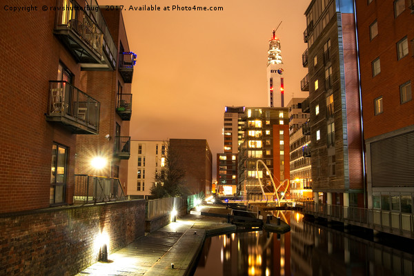 Birmingham and Fazeley Canal At Fleet Street Picture Board by rawshutterbug 